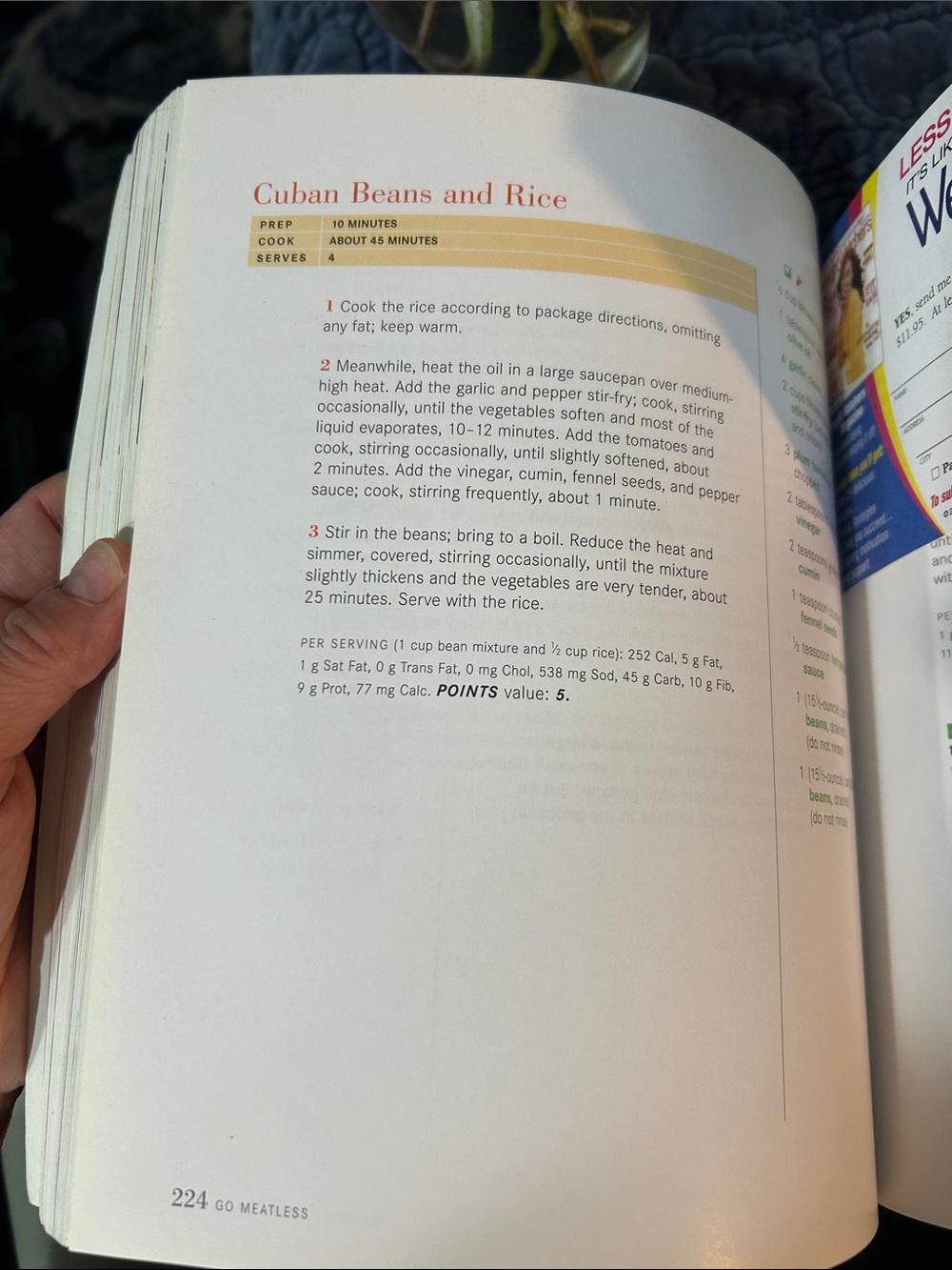 WeightWatchers Ultimate Flex & Core Cookbook - Colorful Veggie Cover - Picture 6 of 12